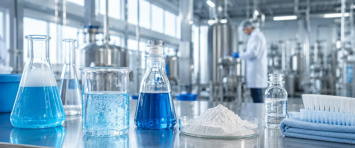 Industrial cleaning laboratory